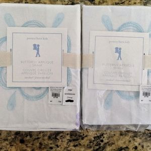 Pottery Barn Kids Butterfly Applique Sham